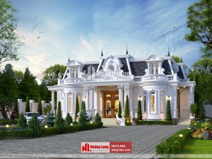 Thiết kế biệt thự 1 tầng chữ I