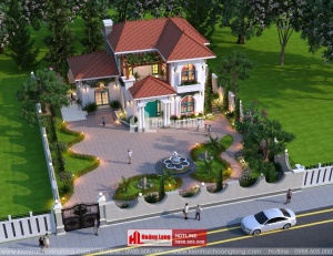 Thiết kế biệt thự sân vườn hiện đại