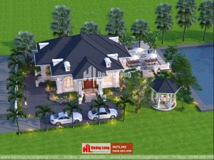 Thiết kế nhà phố 1 tầng mái Nhật