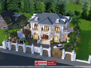 Thiết kế nhà phố 2 tầng mái Nhật