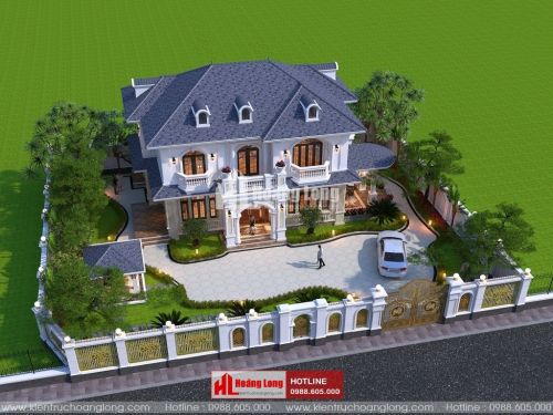 Thiết kế nhà phố 2 tầng mái Nhật