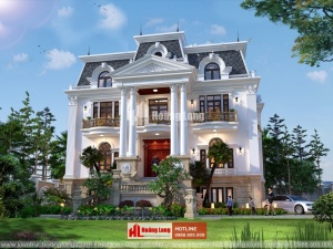 Thiết kế dinh thự kiểu Pháp